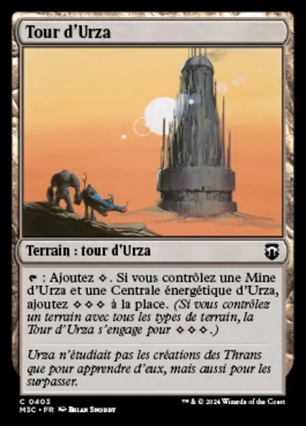 Tour d'Urza, carte Magic M3C 403 — extension Modern Horizons 3 Commander