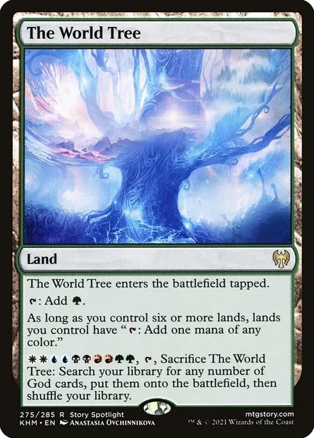 The World Tree, Magic card KHM 275 — Kaldheim set