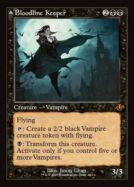 Bloodline Keeper // Lord of Lineage, Magic card INR 461 — Innistrad Remastered set