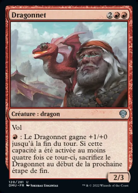 Dragonnet, carte Magic DMU 120 — extension Dominaria Uni