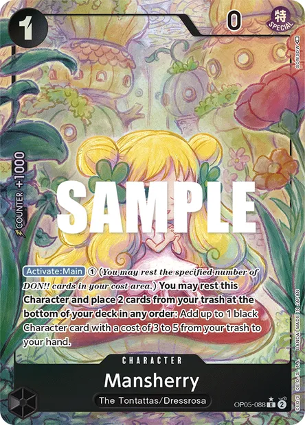 Manshelly, carte One Piece OP05-088 — extension AWAKENING OF THE NEW ERA