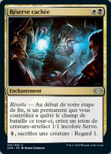 Réserve cachée, carte Magic 2XM 201 — extension Double Masters