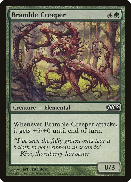 Bramble Creeper, Magic card M10 171 — Magic 2010 set