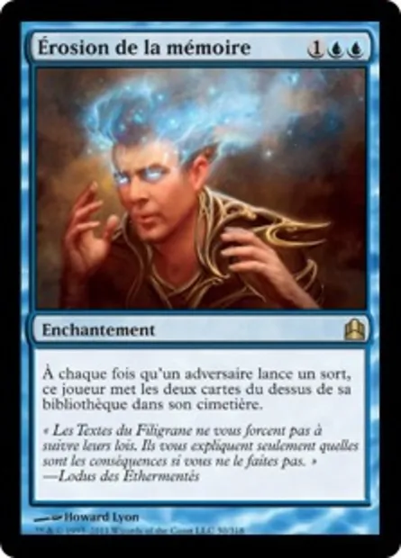 Érosion de la mémoire, carte Magic CMD 50 — extension Commander 2011