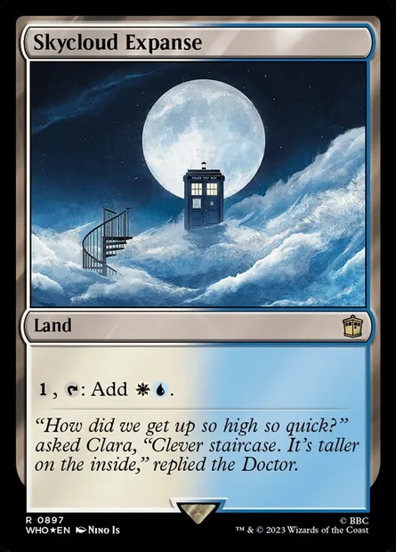 Skycloud Expanse, Magic card WHO 897 — Doctor Who set