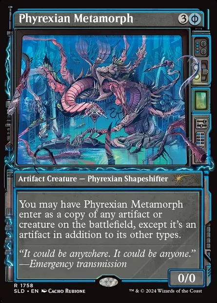 Phyrexian Metamorph, Magic card SLD 1758 — Secret Lair Drop set