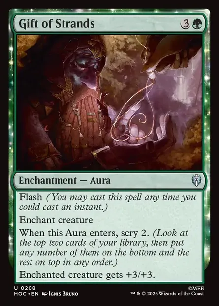 Gift of Strands, Magic card HOC 208 — The Hobbit Eternal set