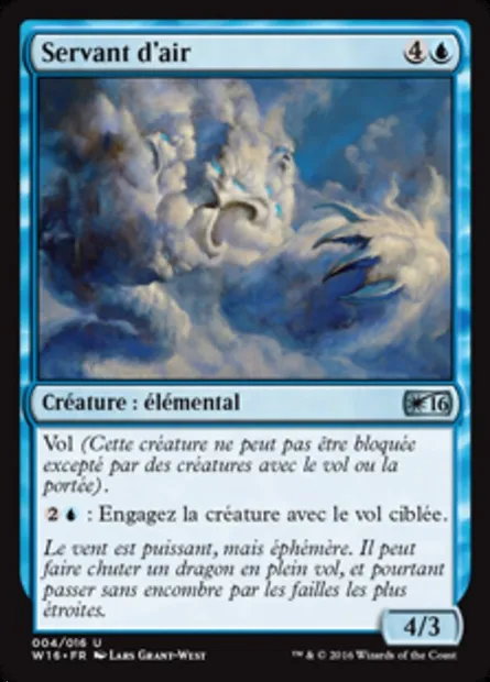 Servant d'air, carte Magic W16 4 — extension Welcome Deck 2016