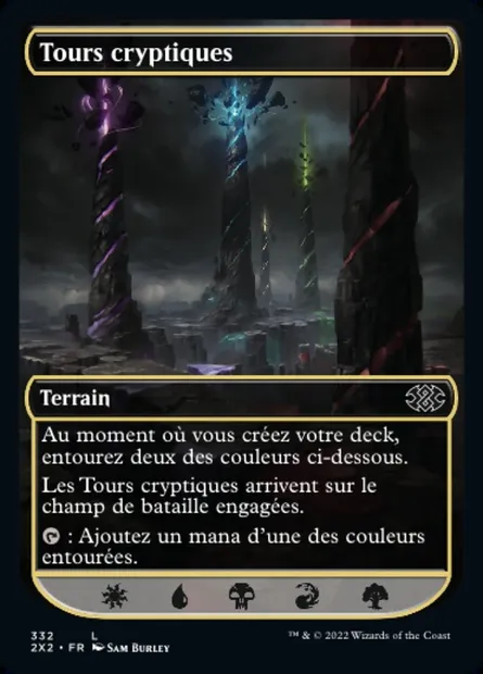 Tours cryptiques, carte Magic 2X2 332 — extension Double Masters 2022