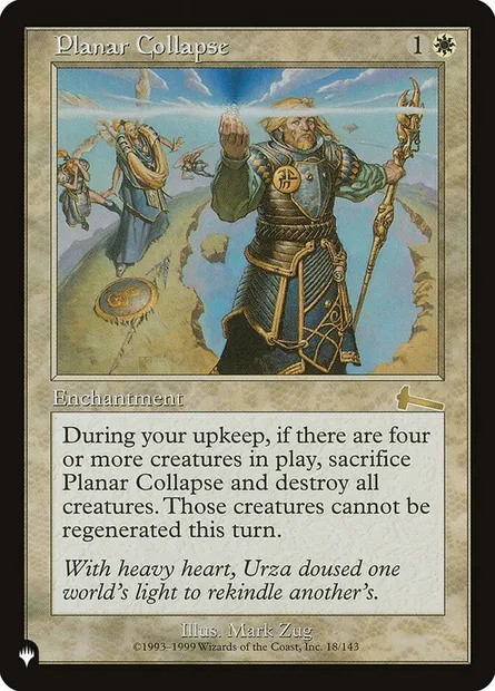 Planar Collapse, Magic card PLST ULG-18 — The List set