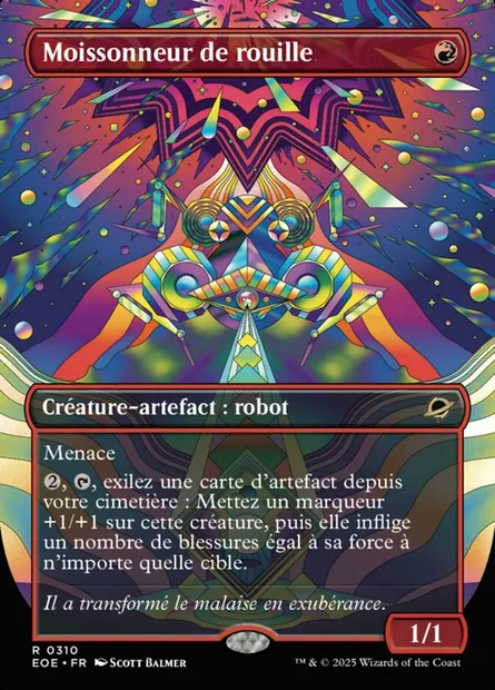 Moissonneur de rouille, carte Magic EOE 310 — extension Edge of Eternities