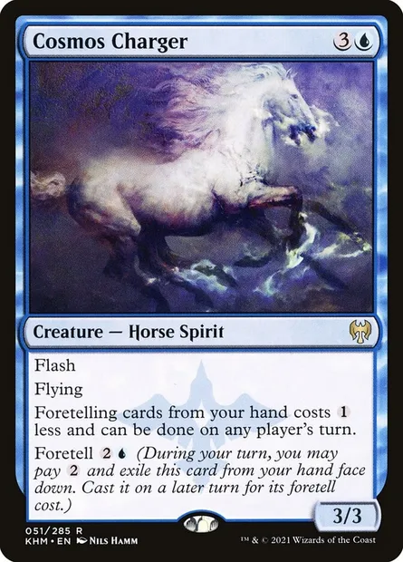 Cosmos Charger, Magic card KHM 51 — Kaldheim set