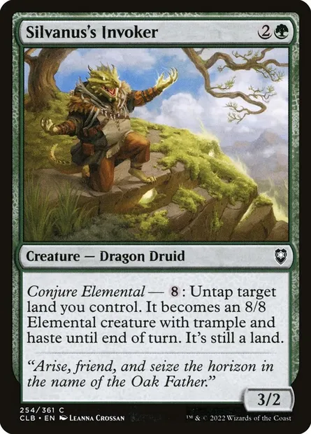 Silvanus's Invoker, Magic card CLB 254 — Commander Legends: Battle for Baldur's Gate set