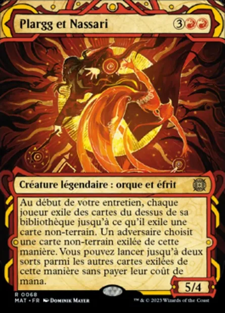 Plargg et Nassari, carte Magic MAT 68 — extension L'invasion des machines : le jour d'après