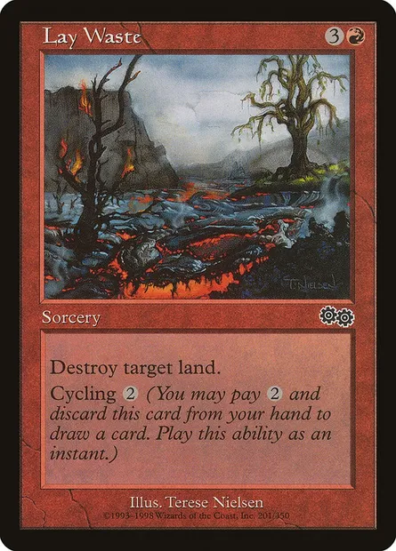 Saccage, carte Magic USG 201 — extension Epopée d'Urza