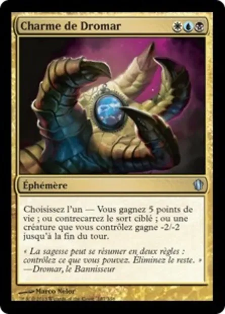Charme de Dromar, carte Magic C13 187 — extension Commander 2013