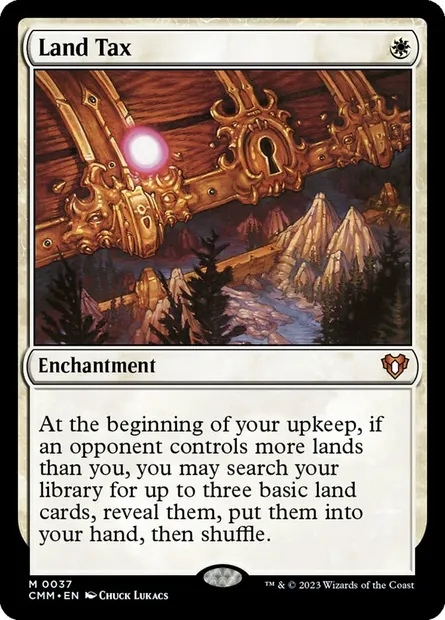 Land Tax, Magic card CMM 37 — Commander Masters set