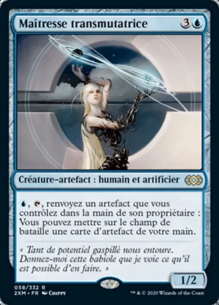 Maîtresse transmutatrice, carte Magic 2XM 58 — extension Double Masters