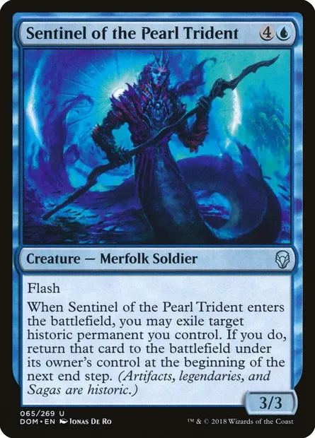 Sentinel of the Pearl Trident, Magic card DOM 65 — Dominaria set
