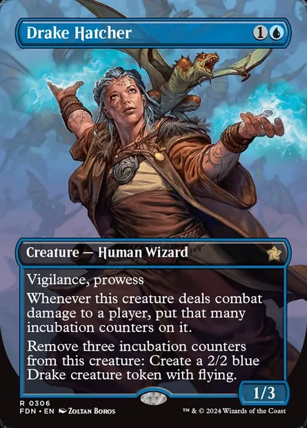 Drake Hatcher, Magic card FDN 306 — Foundations set