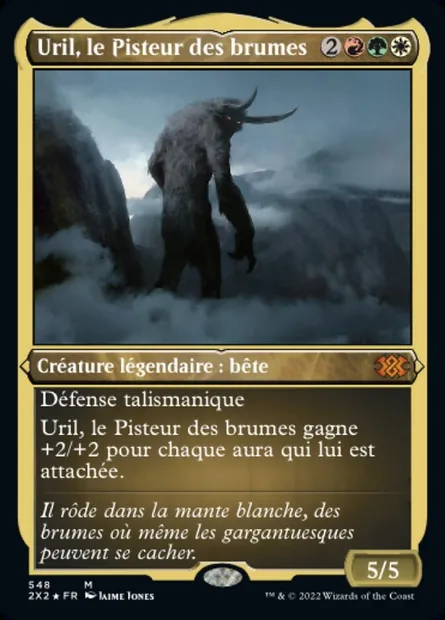 Uril, le Pisteur des brumes, carte Magic 2X2 548 — extension Double Masters 2022