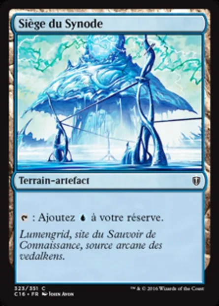 Siège du Synode, carte Magic C16 323 — extension Commander 2016