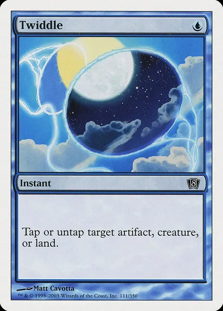 Twiddle, Magic card 8ED 111 — Eighth Edition set