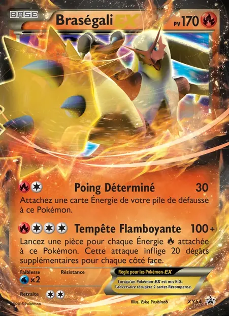 Braségali EX, carte Pokémon XY 54 — extension Promo XY