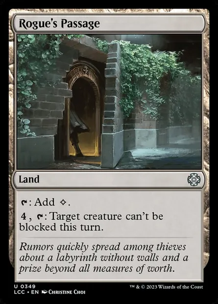 Rogue's Passage, Magic card LCC 349 — The Lost Caverns of Ixalan Commander set