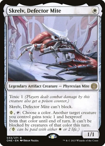 Skrelv, Defector Mite, Magic card ONE 33 — Phyrexia: All Will Be One set