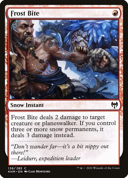 Frost Bite, Magic card KHM 138 — Kaldheim set
