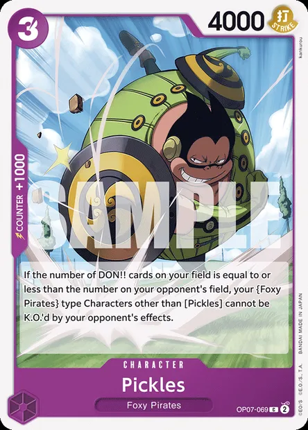 Pickles, carte One Piece OP07-069 — extension 500 YEARS IN THE FUTURE