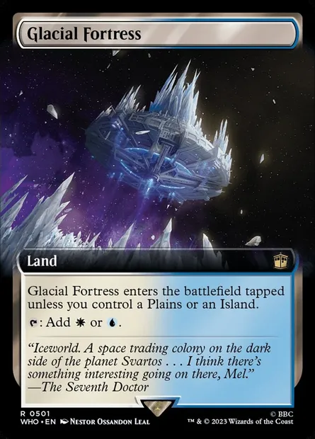 Glacial Fortress, Magic card WHO 501 — Doctor Who set