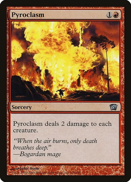 Pyroclasm, Magic card 8ED 210★ — Eighth Edition set