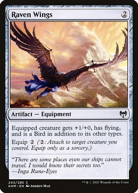 Raven Wings, Magic card KHM 243 — Kaldheim set
