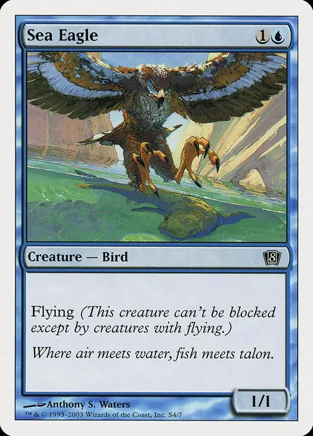 Sea Eagle, Magic card 8ED S4 — Eighth Edition set