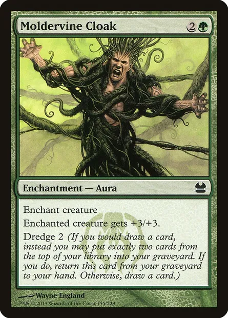 Moldervine Cloak, Magic card MMA 155 — Modern Masters set