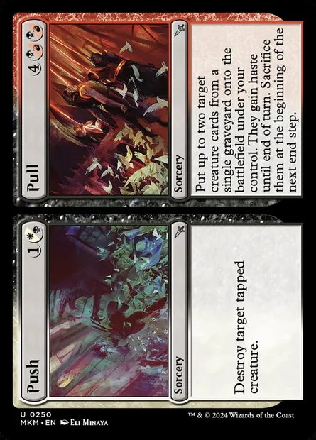 Push // Pull, Magic card MKM 250 — Murders at Karlov Manor set