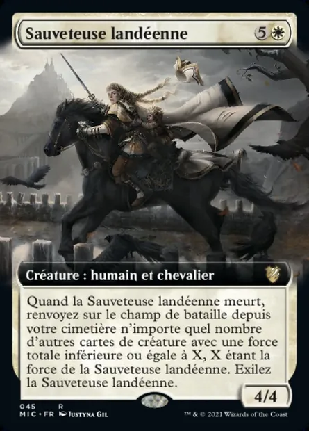 Sauveteuse landéenne, carte Magic MIC 45 — extension Midnight Hunt Commander