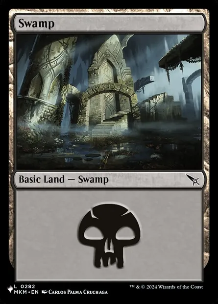 Swamp, Magic card PLST MKM-282 — The List set