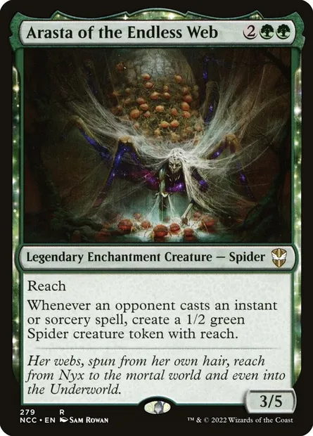 Arasta of the Endless Web, Magic card NCC 279 — New Capenna Commander set