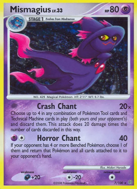 Mismagius, Pokémon card SF 7 — Stormfront set
