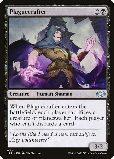 Plaguecrafter, Magic card J22 72 — Jumpstart 2022 set
