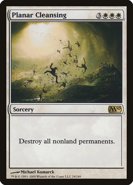 Planar Cleansing, Magic card M10 24 — Magic 2010 set