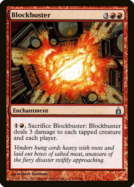 Blockbuster, Magic card RAV 115 — Ravnica: City of Guilds set
