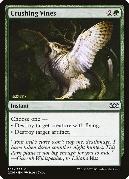 Crushing Vines, Magic card 2XM 162 — Double Masters set