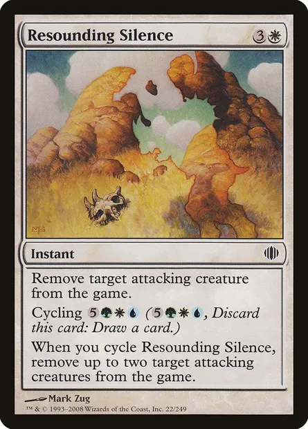 Resounding Silence, Magic card ALA 22 — Shards of Alara set