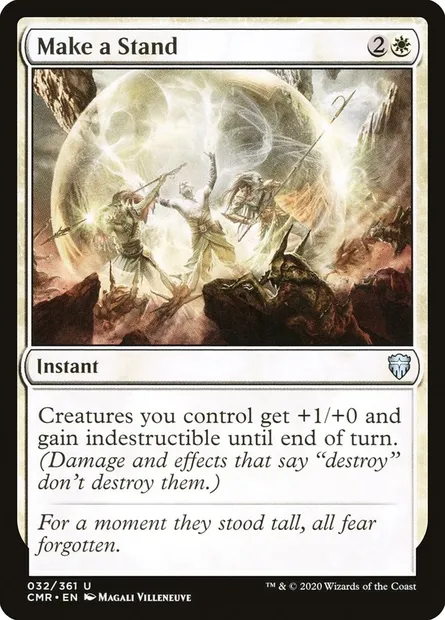 Make a Stand, Magic card CMR 32 — Commander Legends set