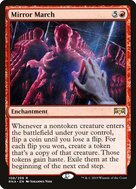 Mirror March, Magic card RNA 108 — Ravnica Allegiance set