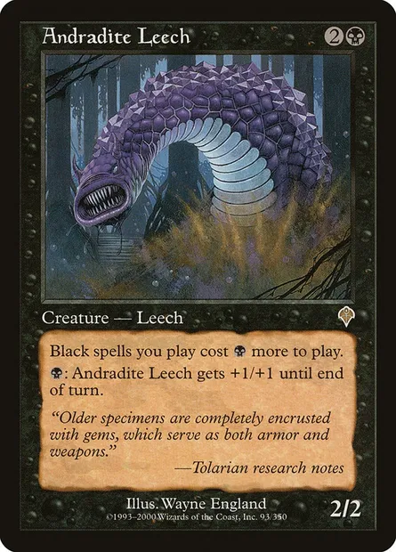 Andradite Leech, Magic card INV 93 — Invasion set